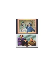 F-EX32945 GRENADA MNH 2001 CLASSIC MOVIE TV COMEDY CINEMA THREE STOOGES.