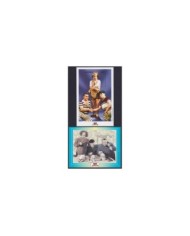 F-EX32941 GAMBIA MNH 2001 CLASSIC MOVIE TV COMEDY CINEMA THREE STOOGES.