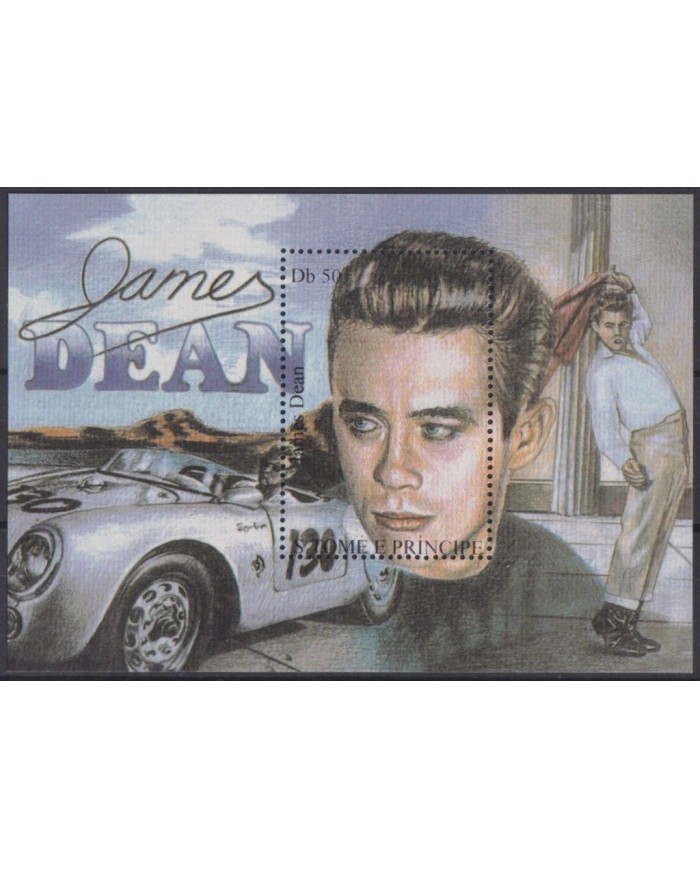 F-EX33065 SAO TOME I PRINCIPE MNH CINEMA CLASSIC MOVIE JAMES DEAN.