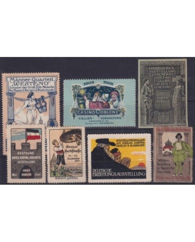 F-EX9112 GERMANY OLD CINDERELLA LOT. 1907. MH- NO GUM.