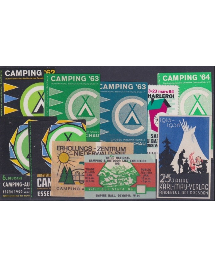 F-EX9228 GERMANY CAMPING CINDERELLA. MH- NO GUM.