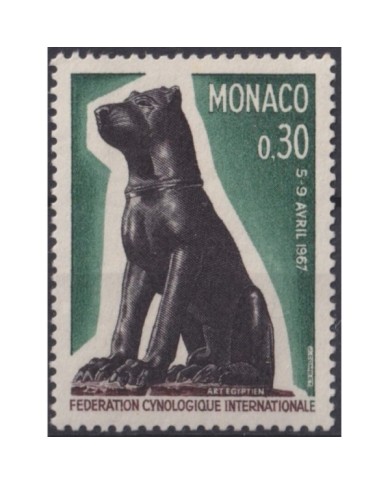F-EX33220 MONACO MNH 1967 DOG PERROS INTERNATIONAL DOG SHOW.