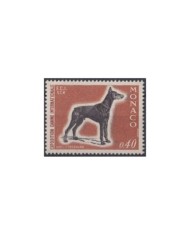 F-EX33222 MONACO MNH 19671 DOG PERROS INTERNATIONAL DOG SHOW.