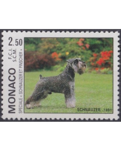 F-EX33237 MONACO MNH 1991 DOG PERROS INTERNATIONAL DOG SHOW.