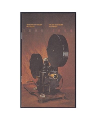 F-EX33400 CANADA MNH 1996 100th ANIV MOVIE CINEMA OF CANADA BOOK + SHEET.
