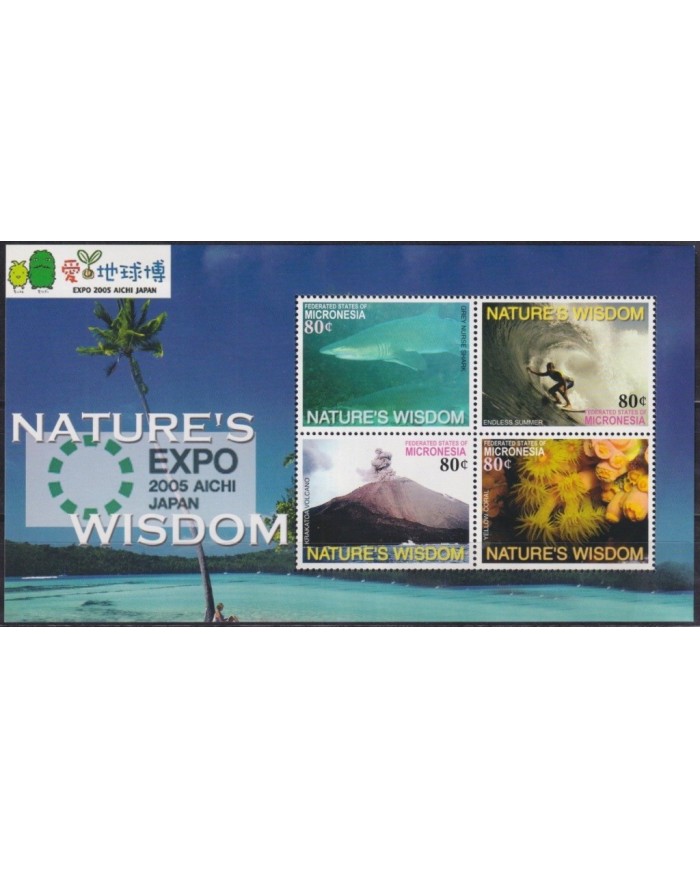 F-EX33410 MICRONESIA MNH 2005 FAUNA SEA MARINE WILDLIFE FISH MATURE´S WISDOM