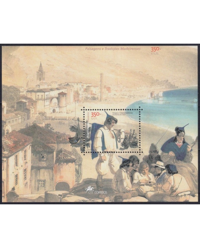 F-EX33411 MADEIRA PORTUGAL MNH 2001 TRADITIONAL MUSIC LANDSCAPE.