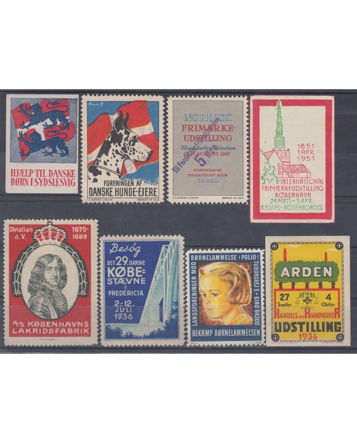 F-EX9078 NORUEGA NORWAY SUECIA SWEDEN  DINAMARCA DANMARK NORGE DENMARK CINDERELLA LOT. MH- NO GUM.