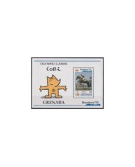 F-EX33528 GRENADA 1992 MNH BARCELONA OLYMPIC GAMES EQUESTRIAN.