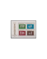 F-EX33551 BAHRAIN MNH 1988 SEOUL OLYMPIC GAMES FENCING ATHLETISM EQUESTRIAN