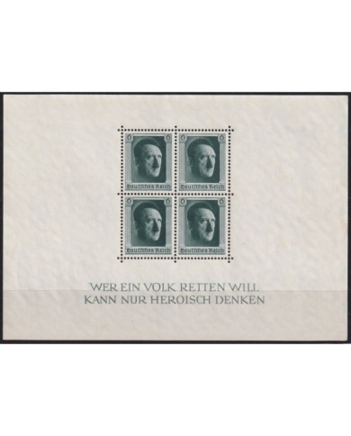 F-EX21442 GERMANY 1927 SHEET UNUSED WITHOUT GUM.