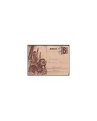 F-EX27660 GERMANY SPECIAL STATIONERY CARD VON HINDENBURG USED 1939.