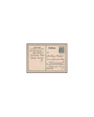 F-EX27660 GERMANY SPECIAL STATIONERY CARD VON HINDENBURG USED 1939.