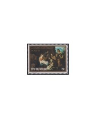 F-EX30168 VATICAN CITY MNH 1997 CHRISTMAS ART PAINTING JESUS BIRTH.