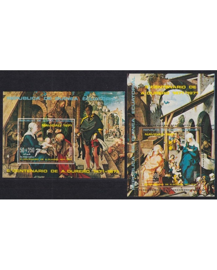 F-EX31837 GUINEA ECUATORIAL MNH 1971 CHRISTMAS NAVIDAD ART ALBERT DÜRER DURER.