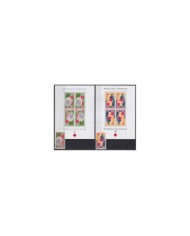 F-EX31947 GABON MNH 1968 RED CROSS NURSE MEDICINE SET + SHEET