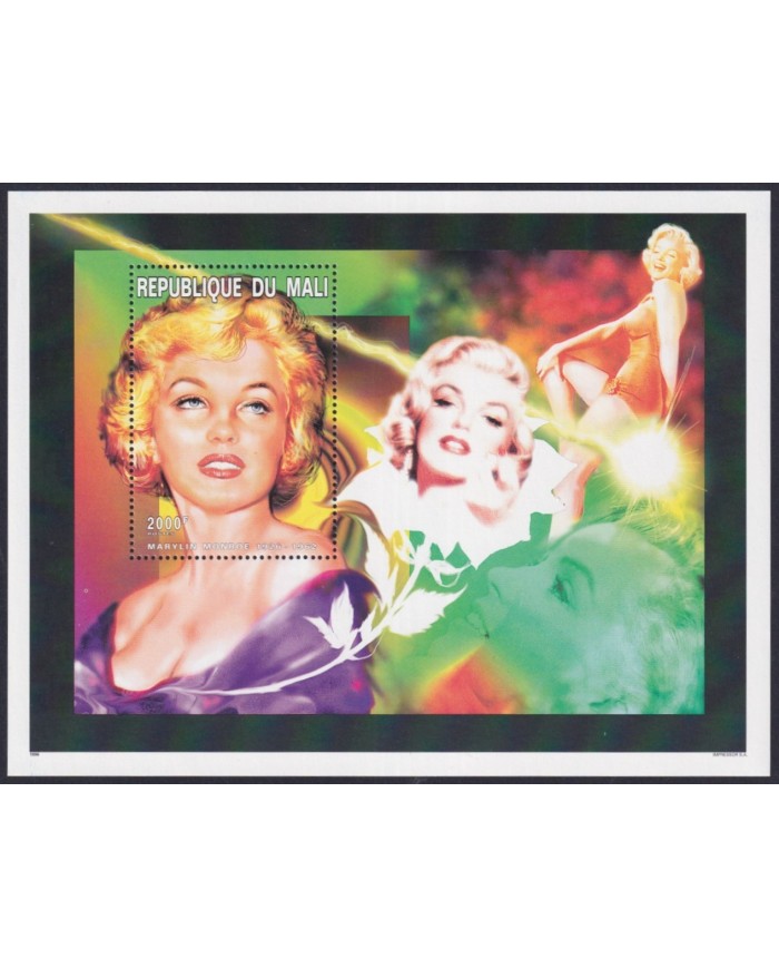F-EX31977 MALI MNH 1996 MOVIE CINEMA CINE MARILYN MONROE SEX SYMBOL.