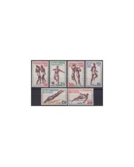 F-EX32106 SENEGAL MNH 1963 FRIENDSHIP GAMES DAKAR SOCCER BOXING BASKET ATHLETISM.