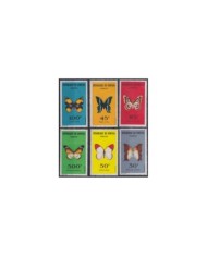 F-EX29099 SAN MARINO MNH 1993 WWF SPECIAL SHEET WILDLIFE INSECT BUTTERFLIES MARIPOSAS PAPILLONS.