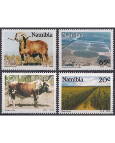 F-EX32150 NAMIBIA MNH 1990 FAUNA DOMESTICS MAMMALS CAO BULL SHEEP.