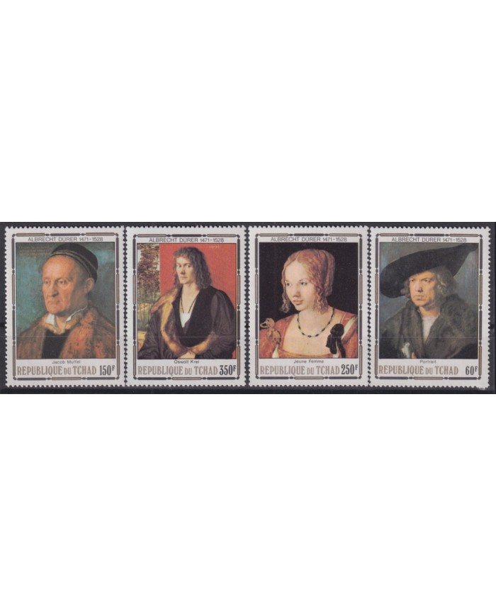 F-EX32201 CHAD TCHAD MNH 1978 ART PAINTING ALBERT DÜRER DURERO.