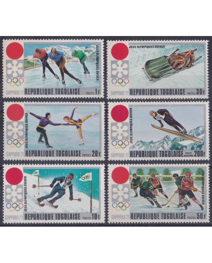 F-EX32373 TOGO MNH 1972 WINTER OLYMPIC GAMES SAPPORO SKI.