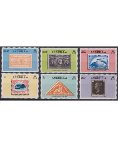 F-EX32375 ANGUILLA MNH 1979 SIR ROWLAND HILL HISTORIC STAMPS.