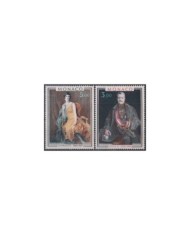 F-EX32388 MONACO MNH 1981 PAINTING ART LOUIS II CHARLOTTE P. A. LASZLO.