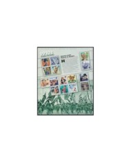 F-EX32427 US USA MNH 1998 MILENIUM SHEET 1920´s JAZZ CINEMA MOVIE LINDBERGHT.