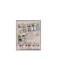 F-EX32429 US USA MNH 1998 MILENIUM SHEET 1940´s WWII CINEMA MOVIE BASEBALL CITIZEN KANE.