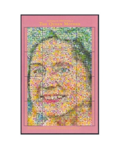 F-EX32504 ST VINCENT & GRENADINES MNH 2000 PHOTOGRAPHIC PHOTOMOSAIC MOTHER QUEEN.