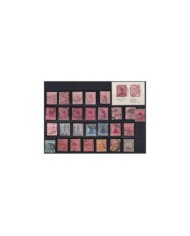 F-EX27568 EGYPT SPHYNX PYRAMID POSTAL HISTORY CANCEL LOT ARCHEOLOGY