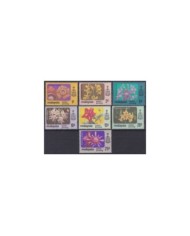 F-EX33893 MALAYSIA MNH PERAK 1965 BOTANICAL FLOWERS FLORES ORCHILD ORQUIDEAS.