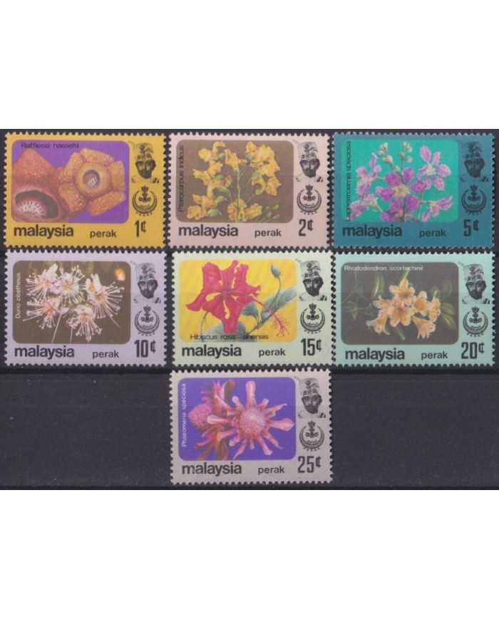 F-EX33895 MALAYSIA MNH PERAK 1983 BOTANICAL FLOWERS FLORES ORCHILD ORQUIDEAS.