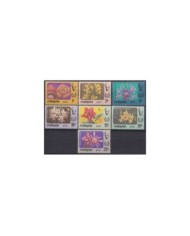 F-EX33899 MALAYSIA MNH PERLIS 1983 BOTANICAL FLOWERS FLORES ORCHILD ORQUIDEAS.