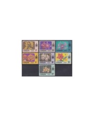 F-EX33902 MALAYSIA MNH SABAH 1965 BOTANICAL FLOWERS FLORES ORCHILD ORQUIDEAS.