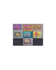 F-EX33915 MALAYSIA MNH SELANGOR 1983 BOTANICAL FLOWERS FLORES ORCHILD ORQUIDEAS.