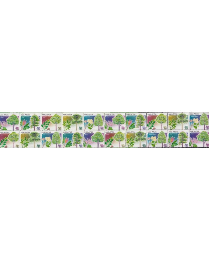 F-EX33936 MALAYSIA MNH 1999 BOTANICAL FLOWERS FLORES POKOK POKOK TREE