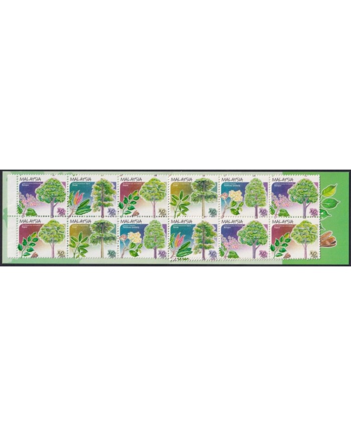 F-EX33936 MALAYSIA MNH 1999 BOTANICAL FLOWERS FLORES POKOK POKOK TREE