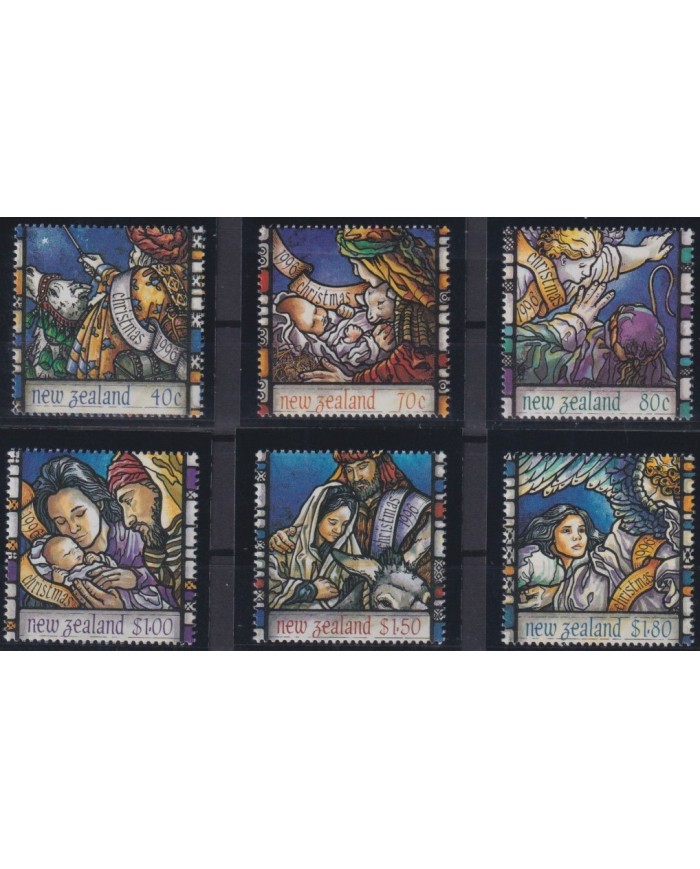 F-EX30082 NEW ZEALAND MNH 1996 CHRISTMAS NAVIDAD ANGELS RELIGION.