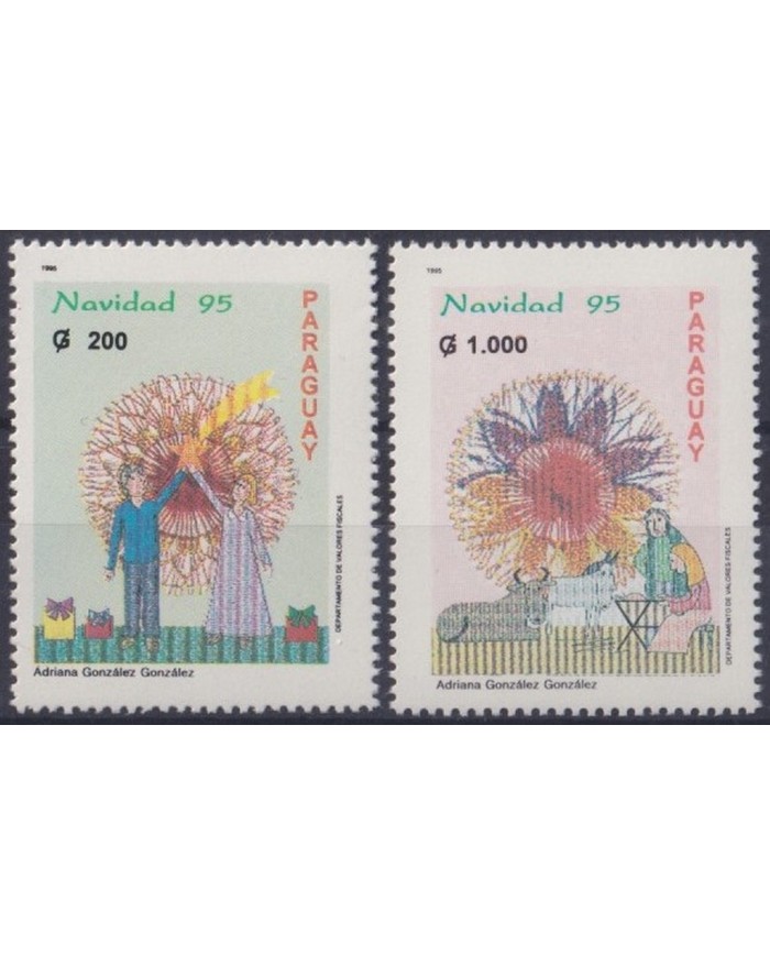 F-EX30101 PARAGUAY MNH 1995 CHRISTMAS NAVIDAD.