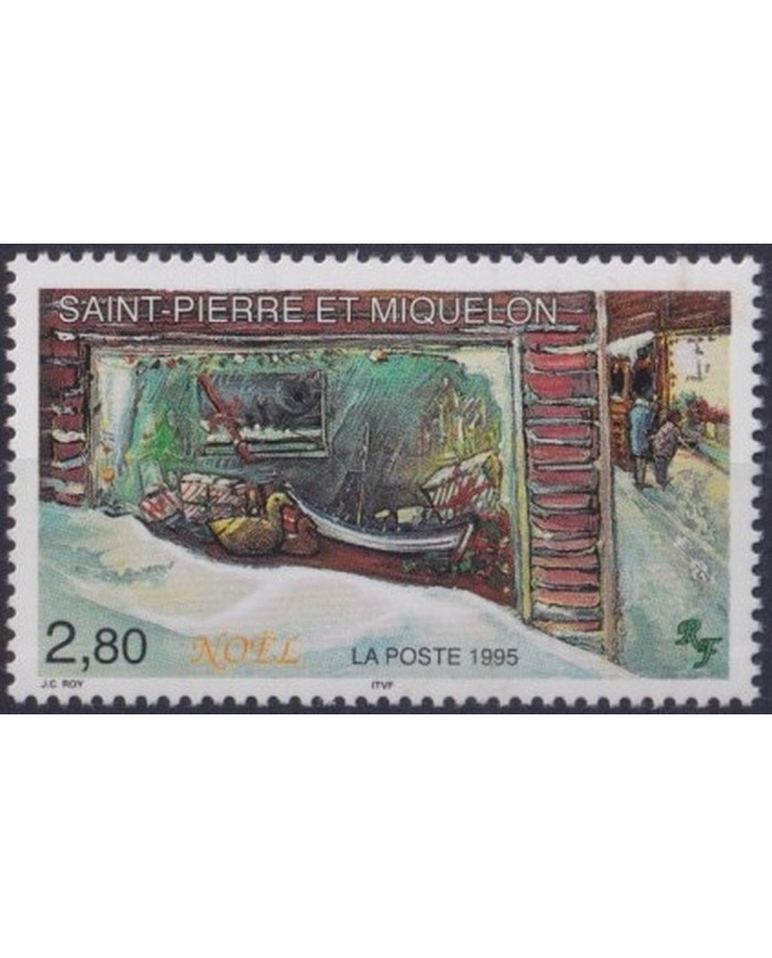 F-EX30120 SAINT PIERRE & MIQUELON MNH 1995 CHRISTMAS NAVIDAD.