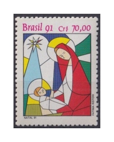 F-EX32058 BRAZIL BRASIL MNH 1992 CHRISTMAS NAVIDAD RELIGION.