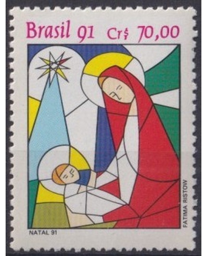 F-EX32058 BRAZIL BRASIL MNH 1992 CHRISTMAS NAVIDAD RELIGION.