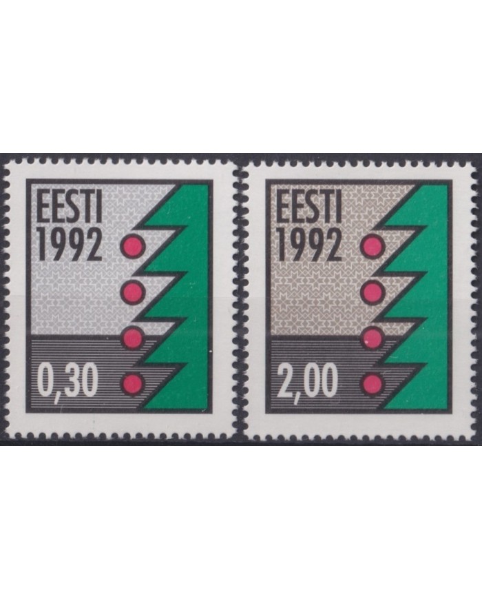 F-EX32073 EESTI ESTONIA MNH 1992 CHRISTMAS NAVIDAD.