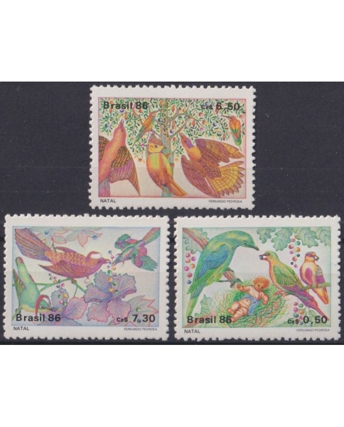 F-EX34057 BRAZIL BRASIL MNH 1986 AVES PAJAROS BIRD OISEAUX VÖGEL.