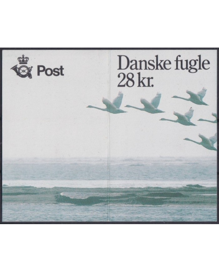 F-EX34078 DANMARK MNH 1986 AVES PAJAROS BIRD OISEAUX VÖGEL BOOKLED.