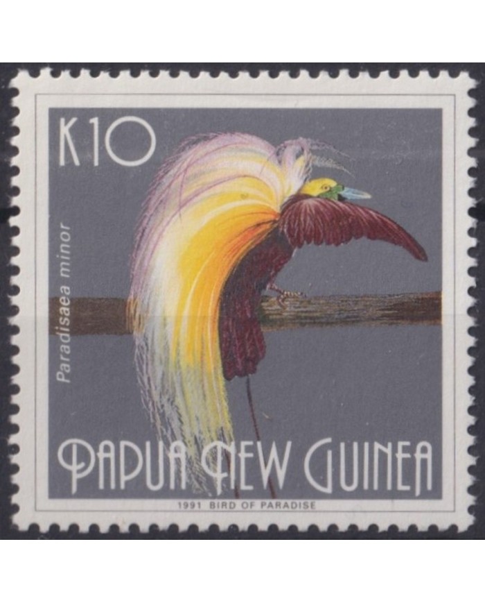 F-EX34133 PAPUA NEW GUINEA MNH 1991 AVES PAJAROS PARADISE BIRD OISEAUX VÖGEL.