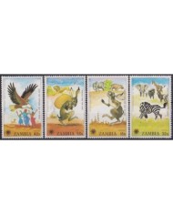 F-EX34183 UNITED NATIONS UN ONU MNH 1995 AVES PAJAROS BIRD OISEAUX VÖGEL PANDA BEAR.