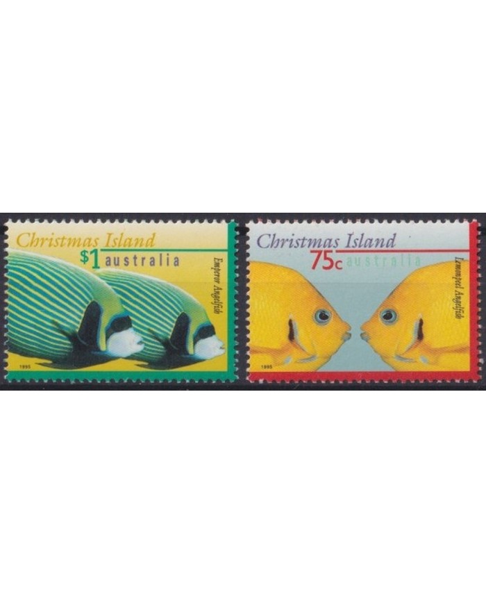 F-EX34237 CHRISTMAS IS MNH 1995 SEA MARINE REEF WILDLIFE FISH FISH PECES.